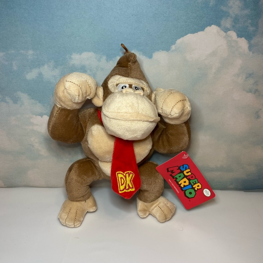 11” Super Mario Donkey Kong DK Plush